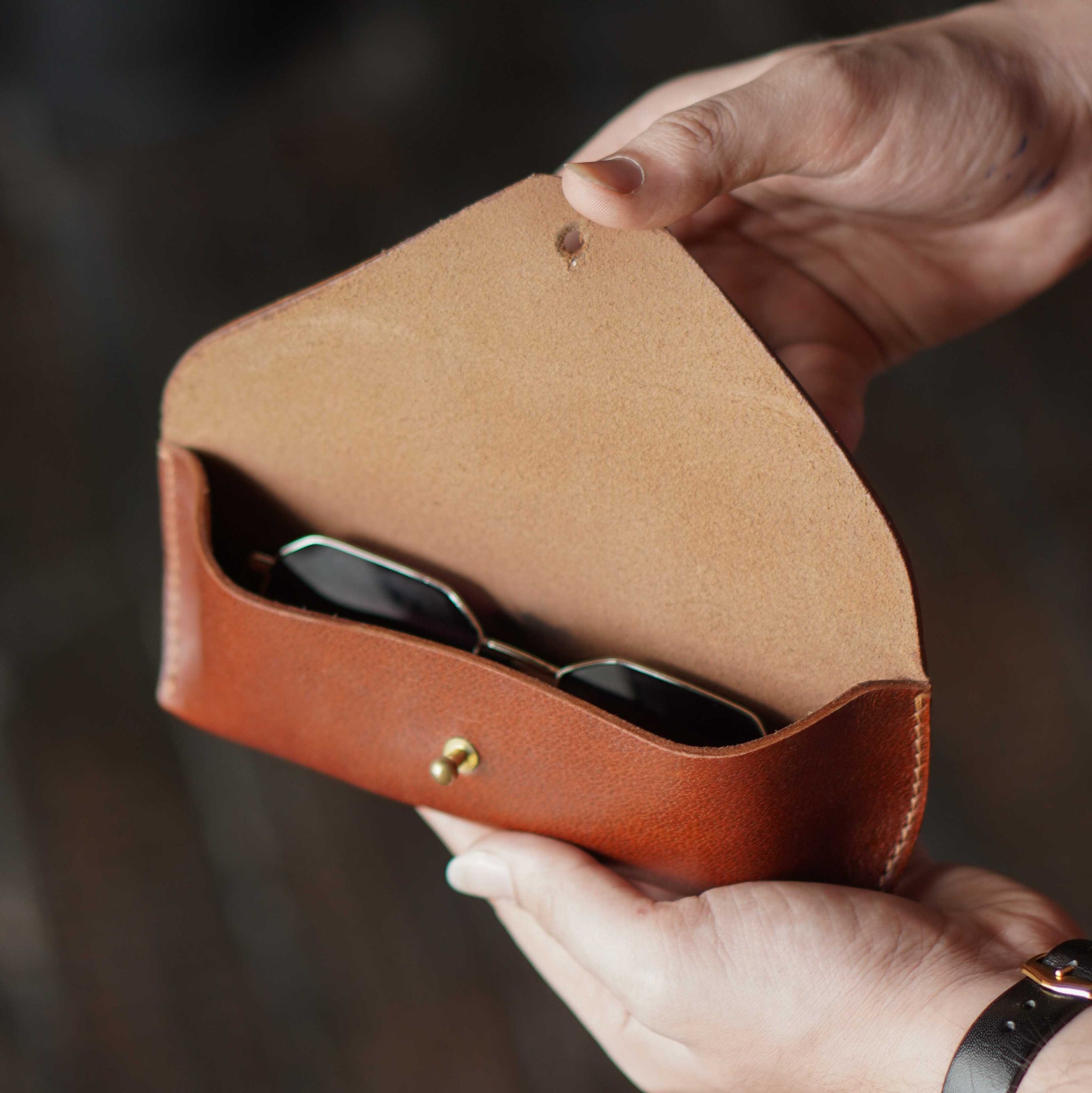 Eyewear Cases (Saddle Tan)