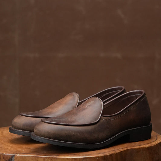 Belgian Loafers ( Vintage Brown ) 322 CRS