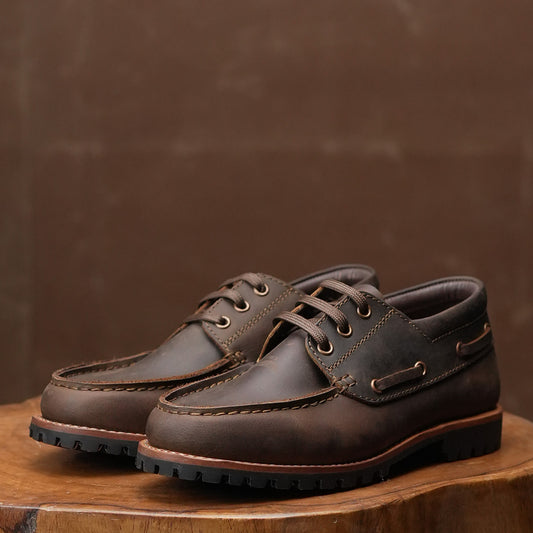 Voyager Boat Shoes ( Vintage Brown ) 336 CRS