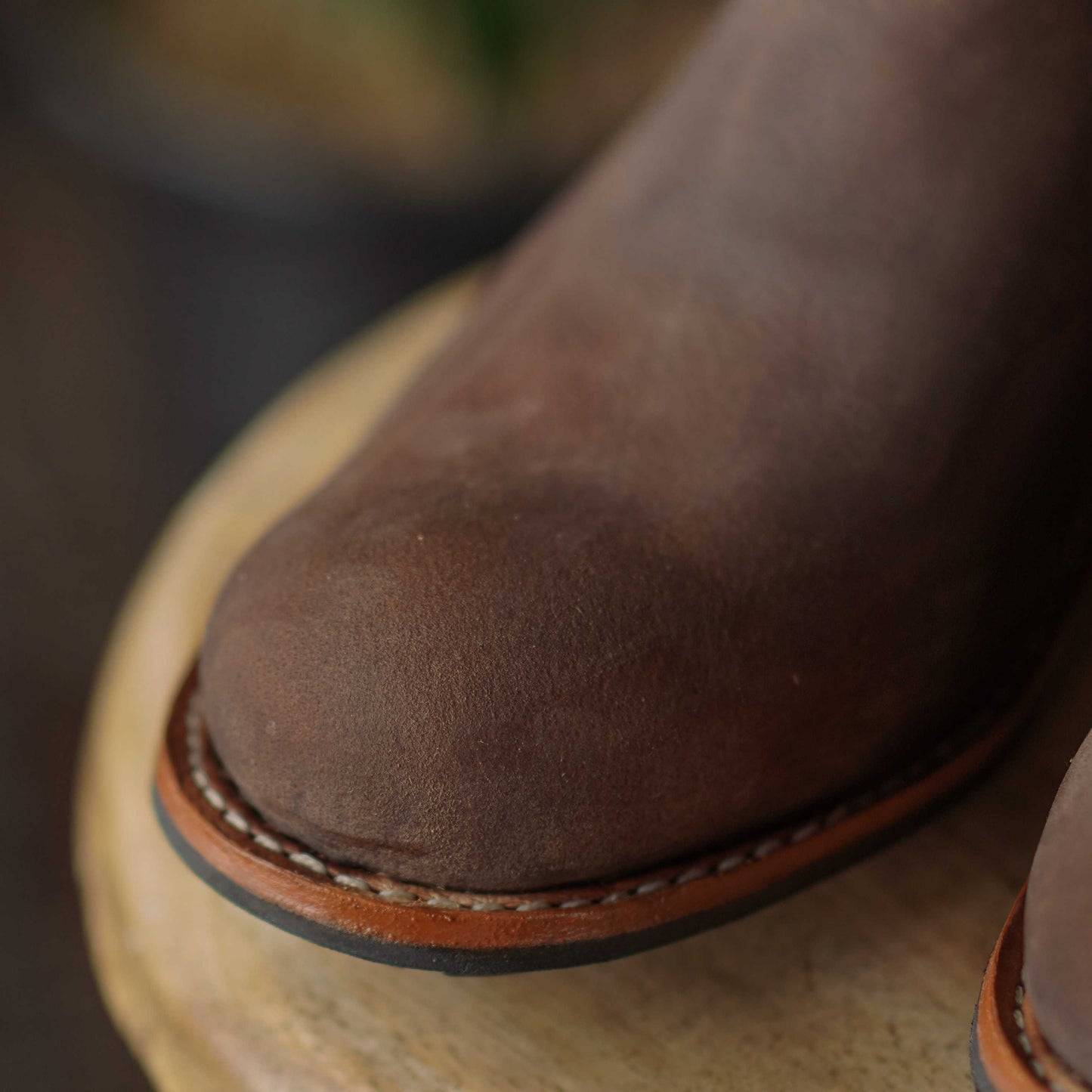 Texas Cowboy Western Boots for Men  (Vintage Brown) Goodyear welted