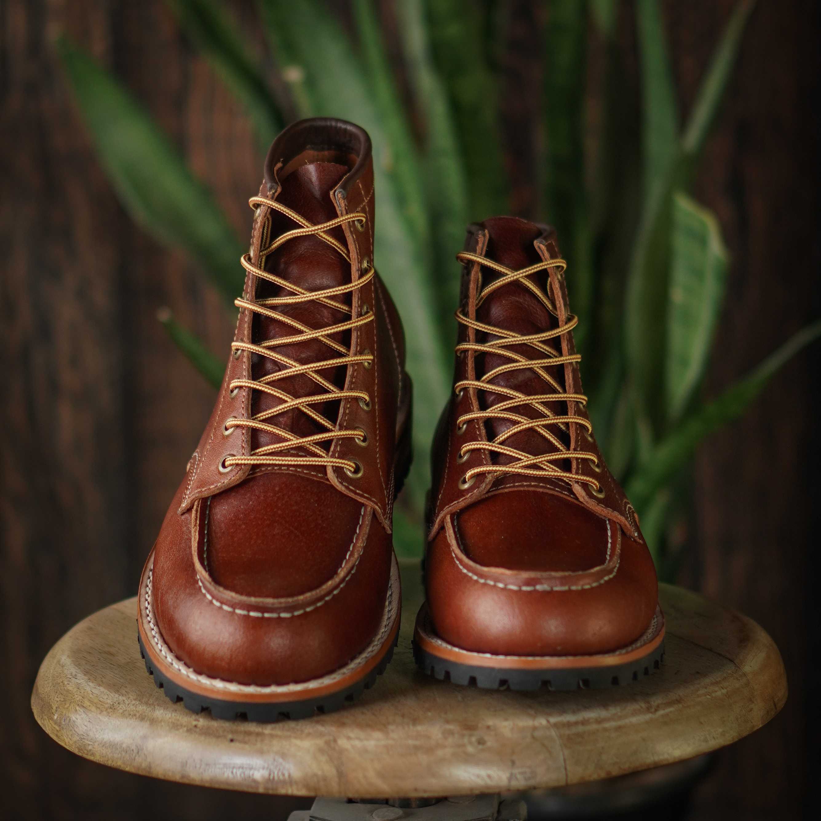 Pure leather work boots for men Craft Glory