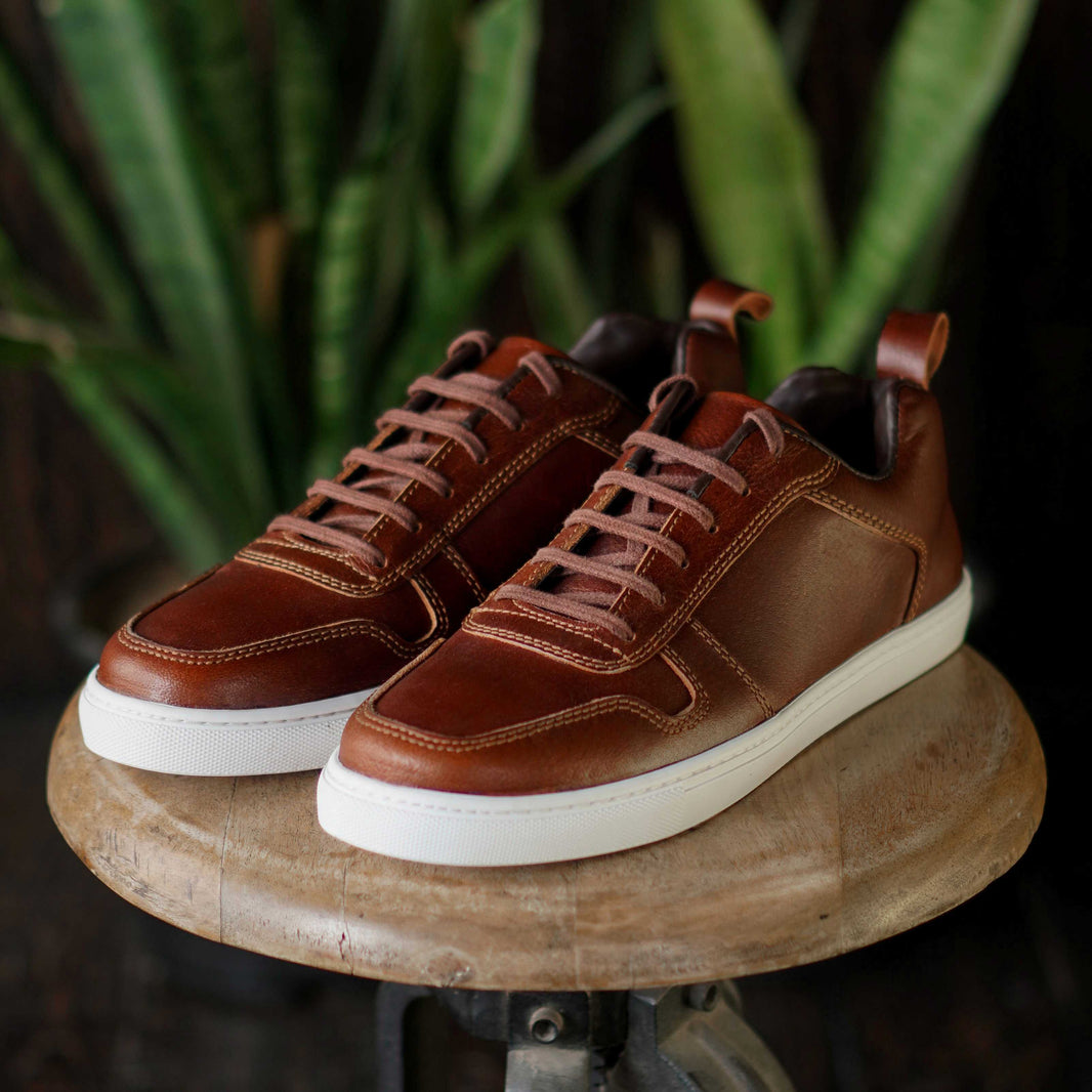 Leather and fabric Sneakers main image 1