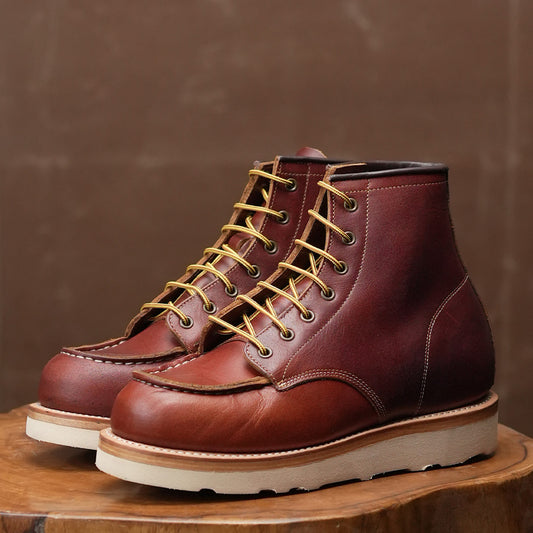 Moc Toe Boots ( Saddle Tan ) 401 CRS
