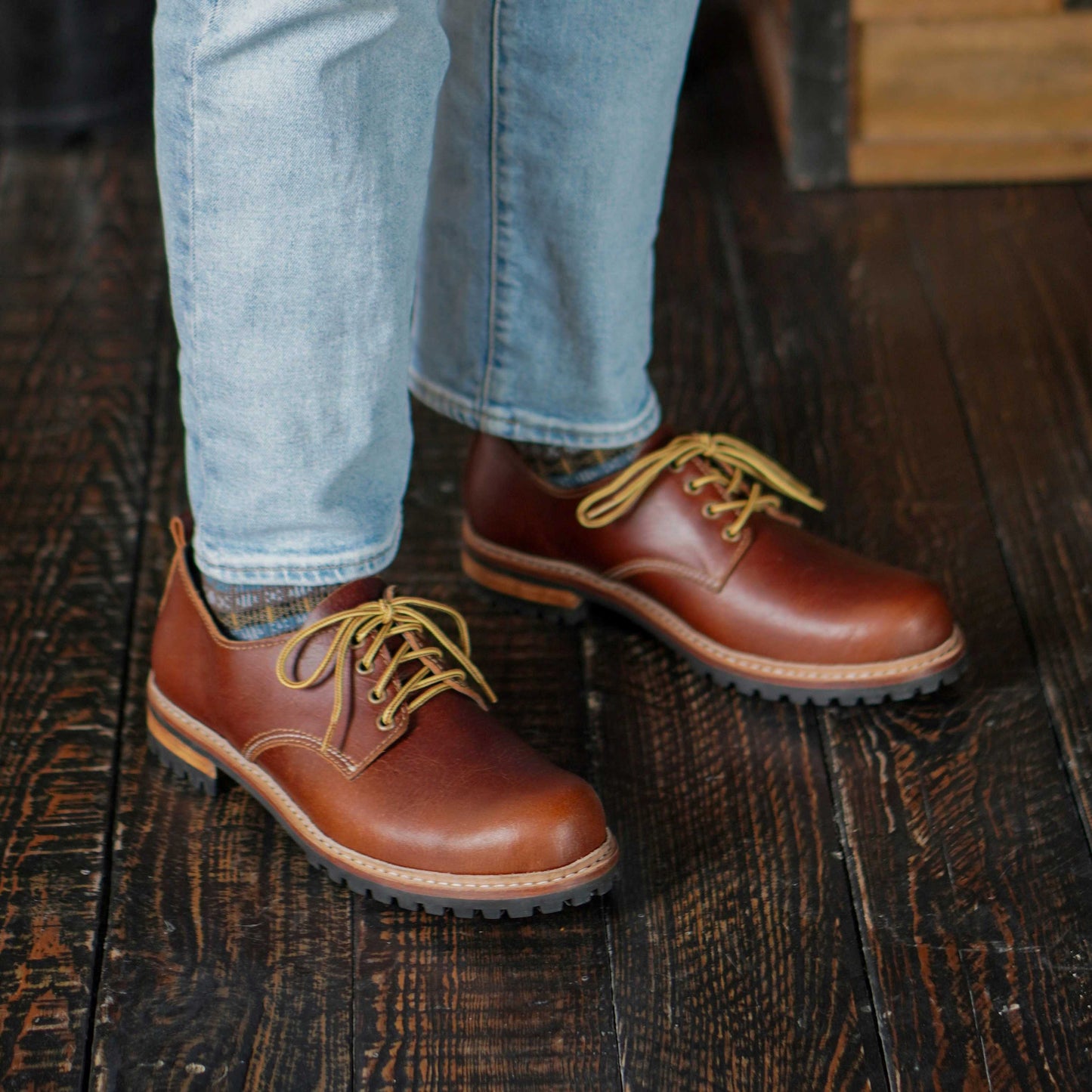 Task Shoes (Saddle Tan) Goodyear Welted