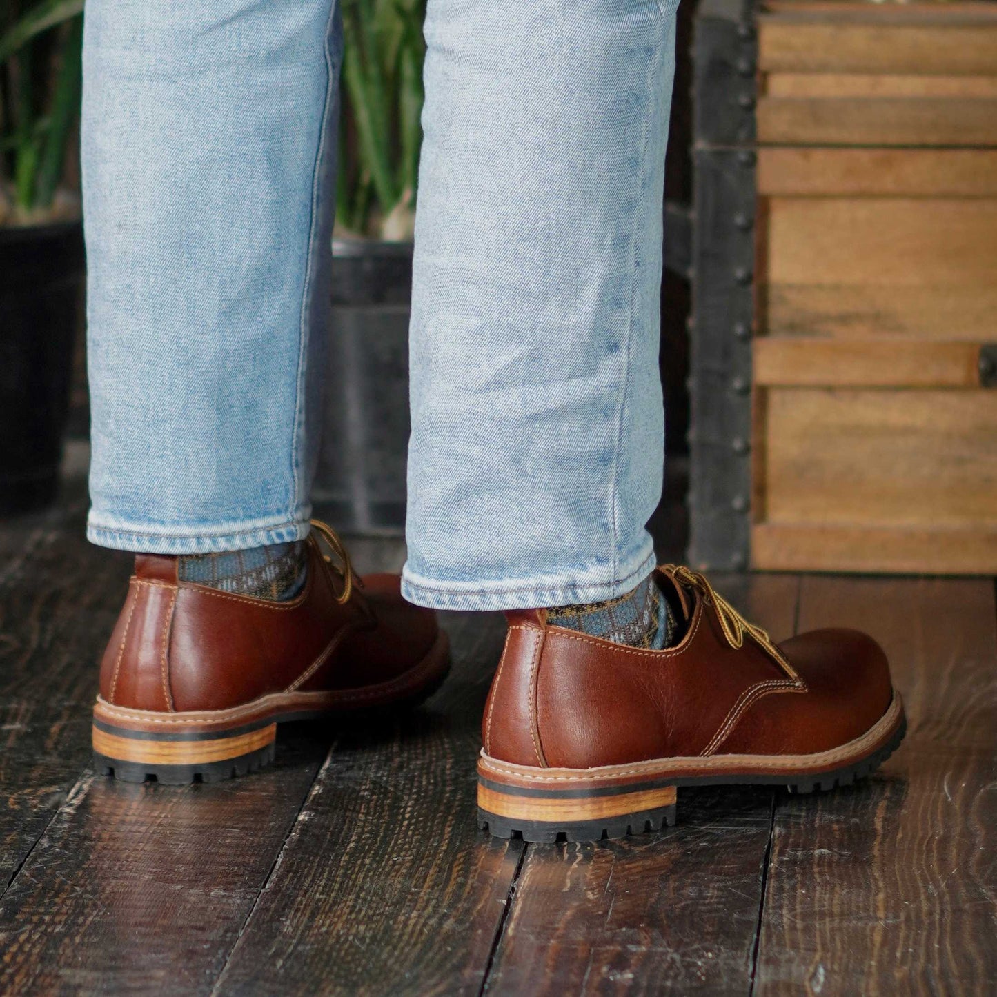 Task Shoes (Saddle Tan) Goodyear Welted