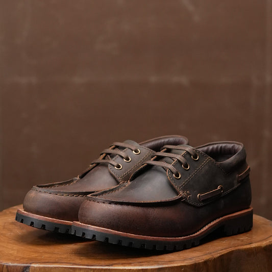 Voyager Boat Shoes ( Vintage Brown ) 417 CRS
