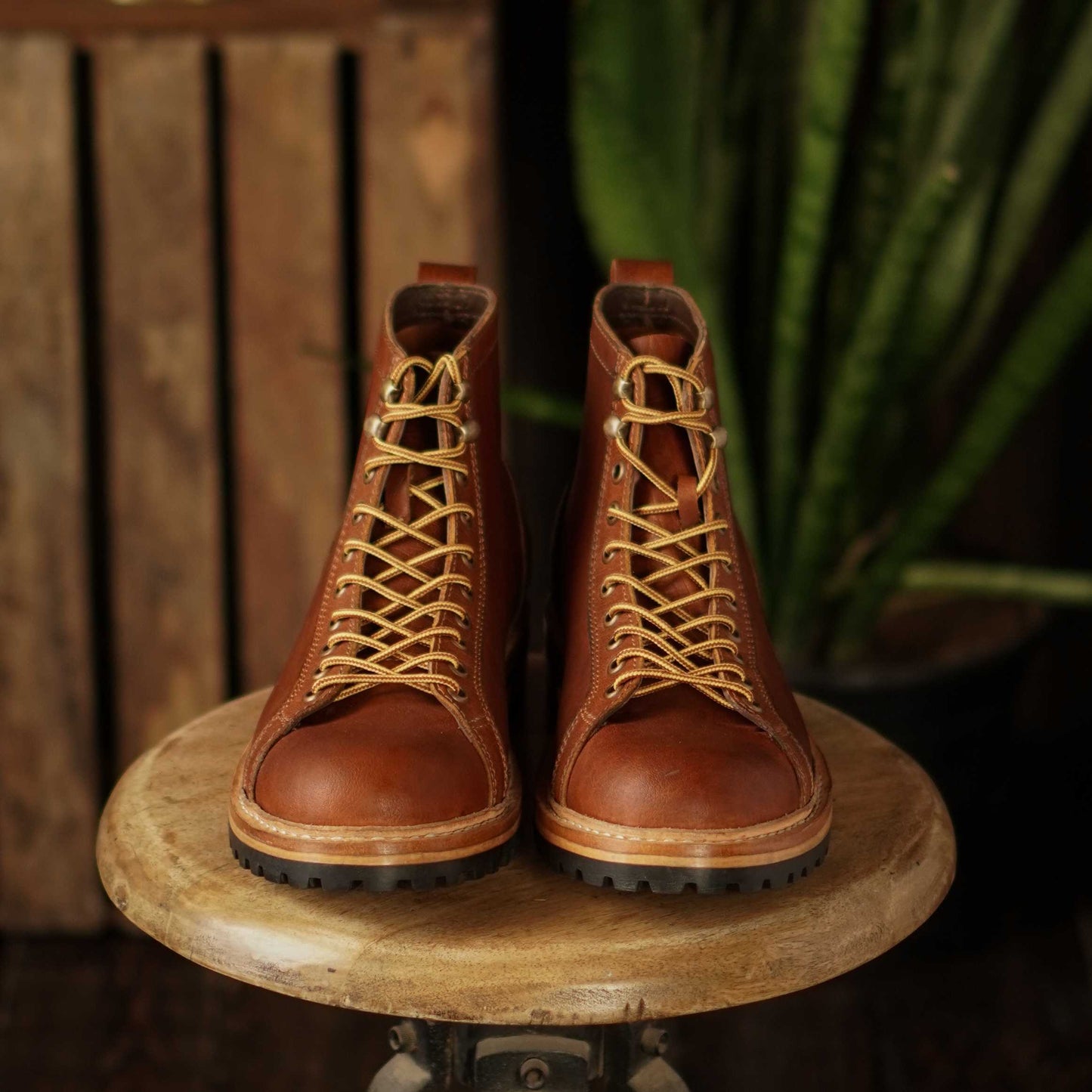 Monkey Explorer Boots (Saddle Tan) Goodyear Welted