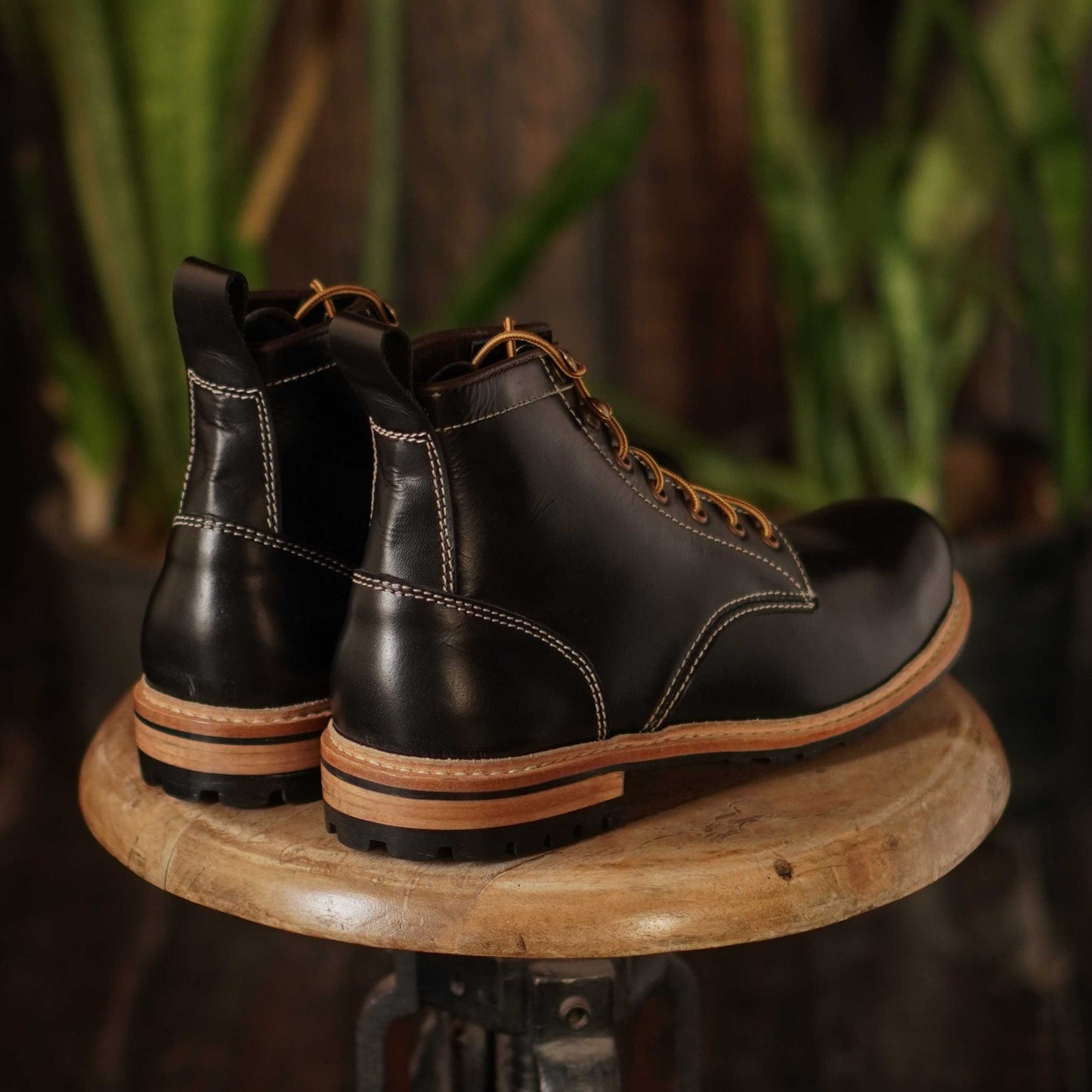 Task Boots (Raven Black) Goodyear Welted