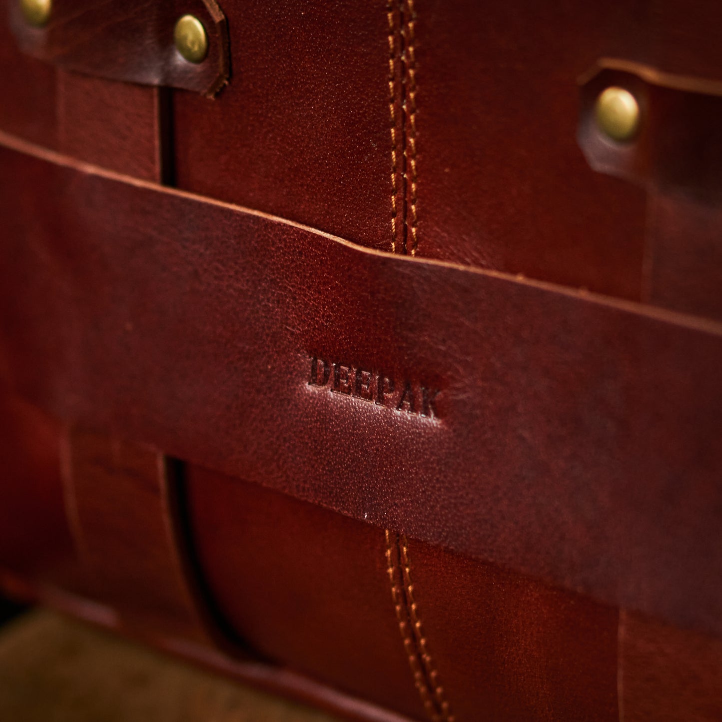 Boston Briefcase (Saddle Tan)