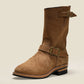 The Foundry Engineer Boots (Wheat Roughout) Goodyear Welted