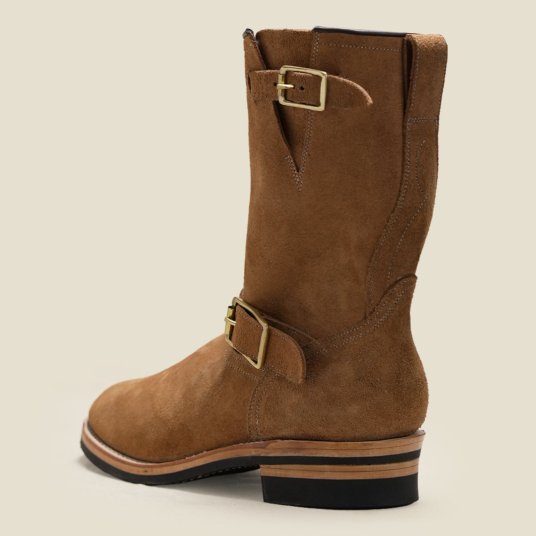 The Foundry Engineer Boots (Wheat Roughout) Goodyear Welted