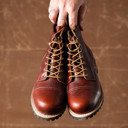 Combat Boots 6" (Saddle Tan) Goodyear Welted 36 CRS