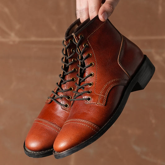 Aspen Boots (Saddle Tan) Goodyear Welted 48 CRS