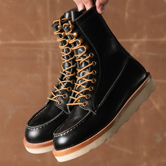 Moc-Toe Boot 8" (Raven Black) 107 CRS