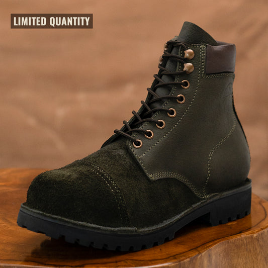 Himalayan Trailmaster Boots 6" (Grizzly Green Roughout) Water Repellent