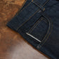 Five Pocket Blue Blood 13 Oz Selvedge Denim For Men (True Straight)
