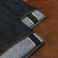 Five Pocket Ghost Black 13 Oz Selvedge Denim For Men (Slim Straight)