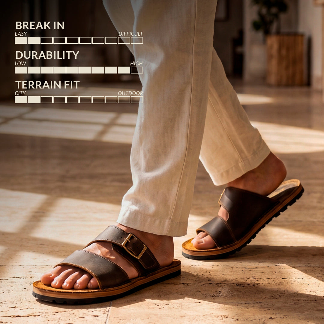 Harbor Slides (Vintage Brown)