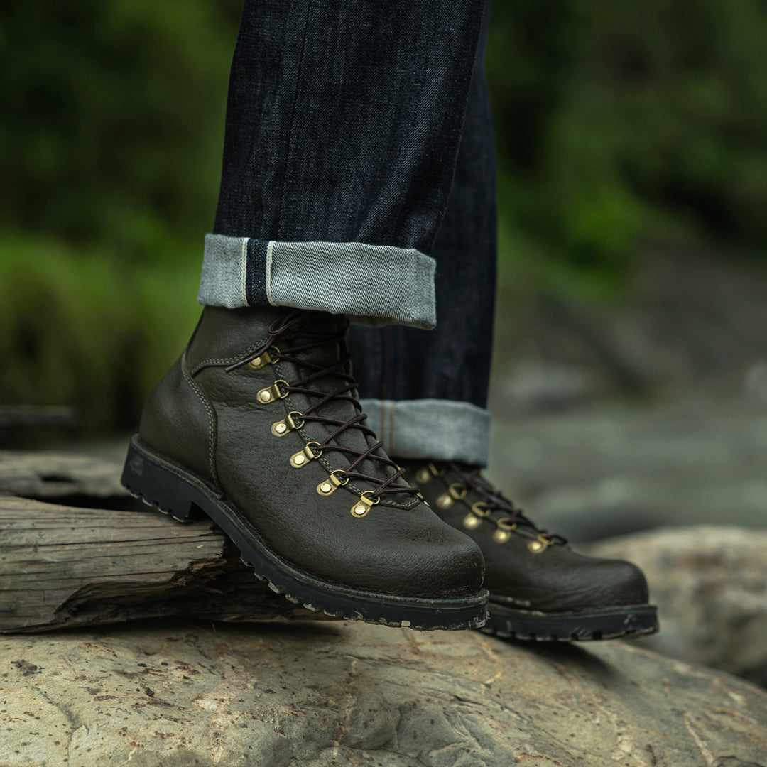 Himalayan Hiker Boots 6" (Moss Green) Water Repellent