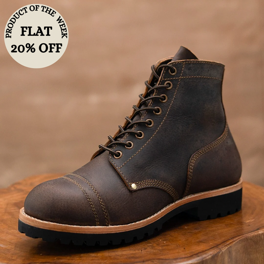 Combat Boots 6" (Vintage Brown) Goodyear Welted