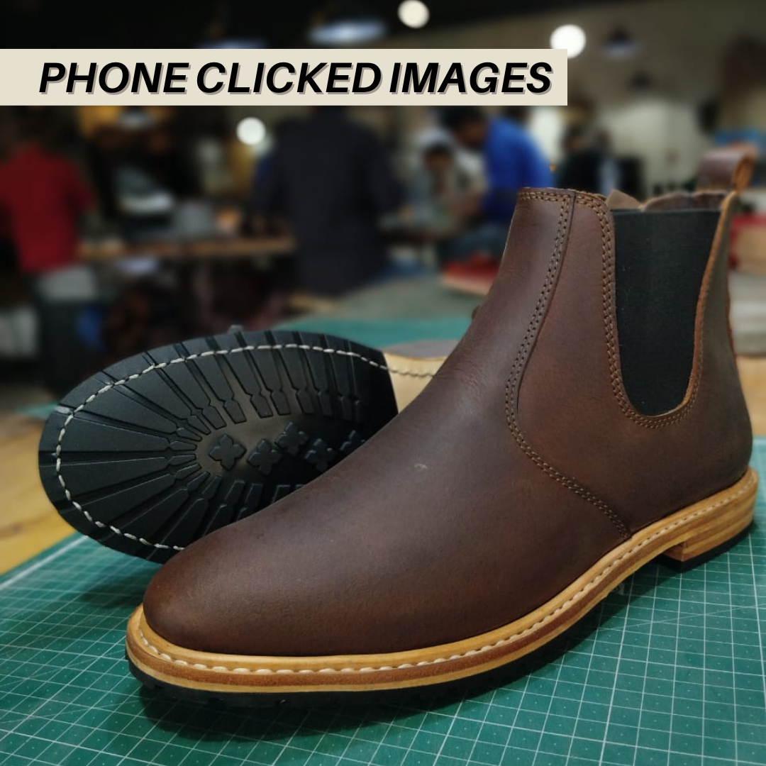 Chicago Chelsea Boots (Vintage Brown) Welted Goodyear