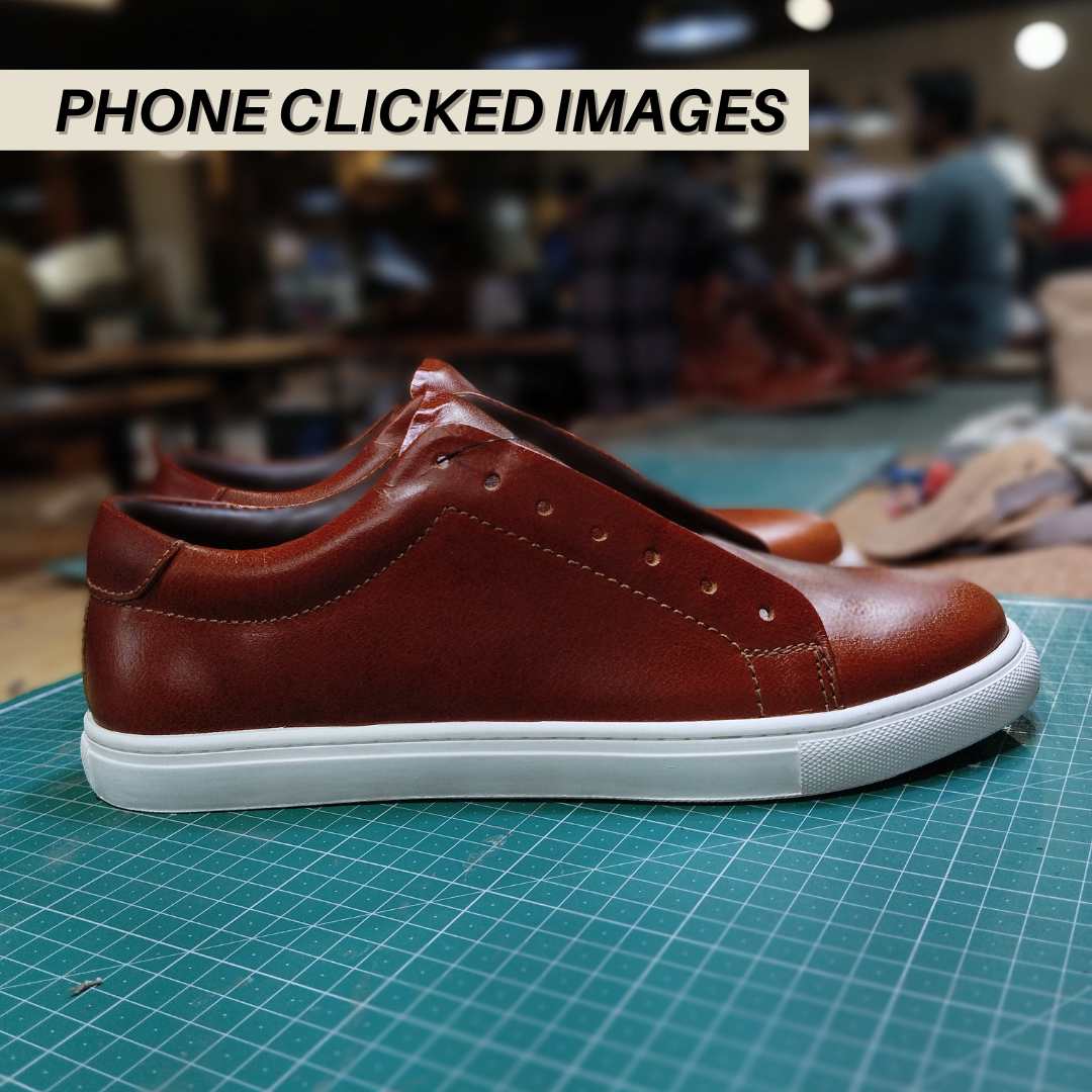 Manhattan Low Top Sneakers Saddle Tan Craft Glory