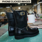 Engineer Boots (Raven Black) Goodyear Welted