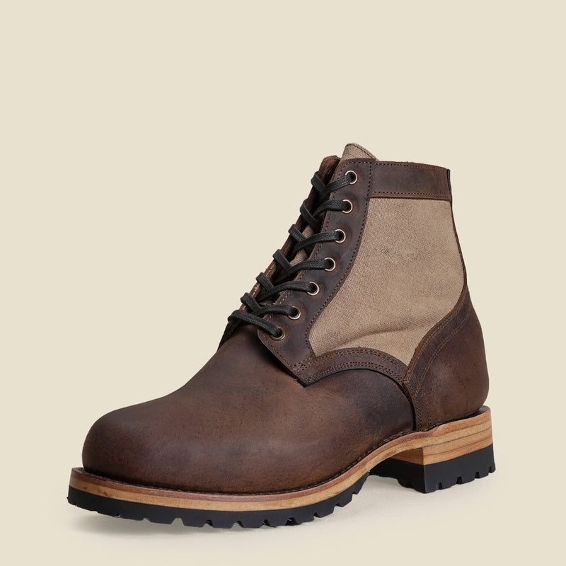 Jungle Boots 6" (Sandstorm x Vintage Brown) Goodyear Welted