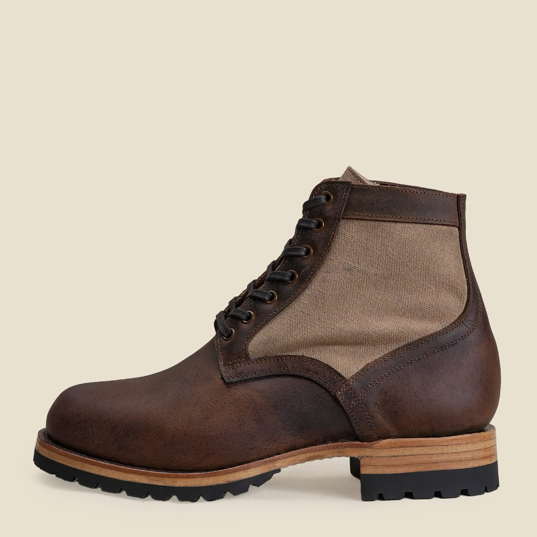 Jungle Boots 6" (Sandstorm x Vintage Brown) Goodyear Welted