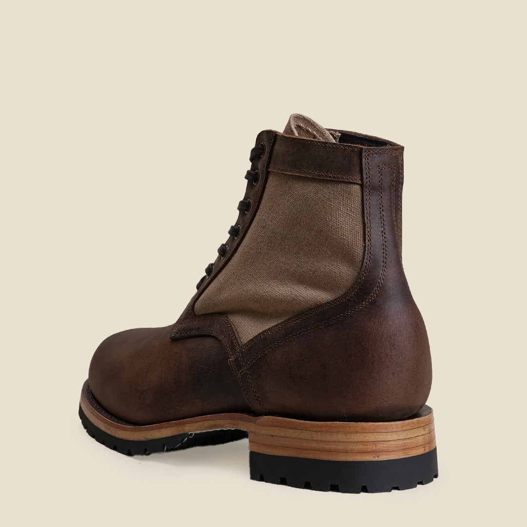 Jungle Boots 6" (Sandstorm x Vintage Brown) Goodyear Welted