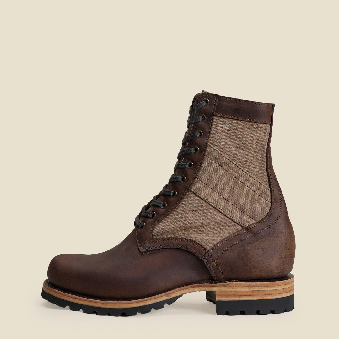 Jungle Boots 8" (Sandstorm x Vintage Brown) Goodyear Welted