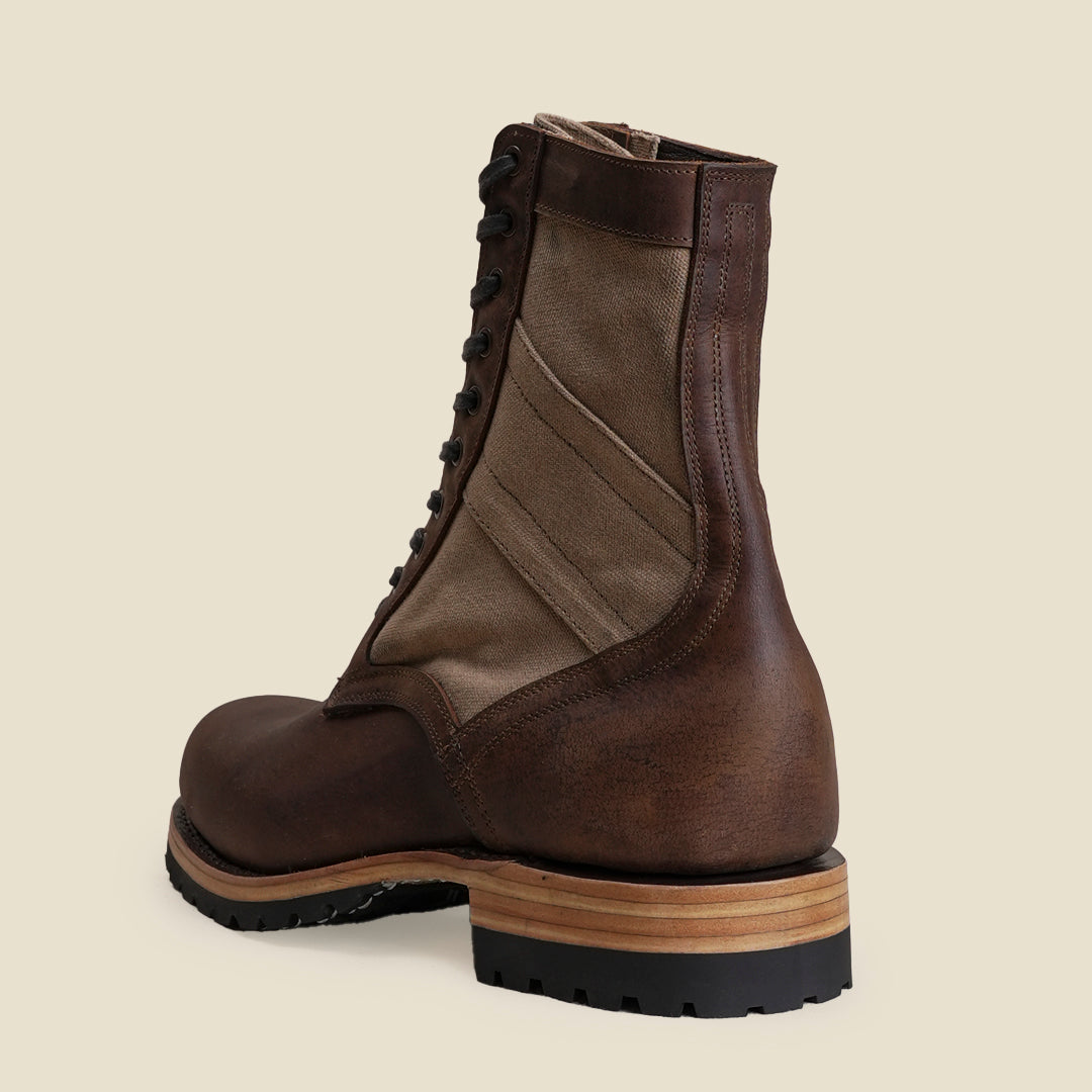 Jungle Boots 8" (Sandstorm x Vintage Brown) Goodyear Welted