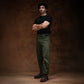Fatigue Pants Military Green 12 Oz Selvedge Canvas For Men (True Straight)