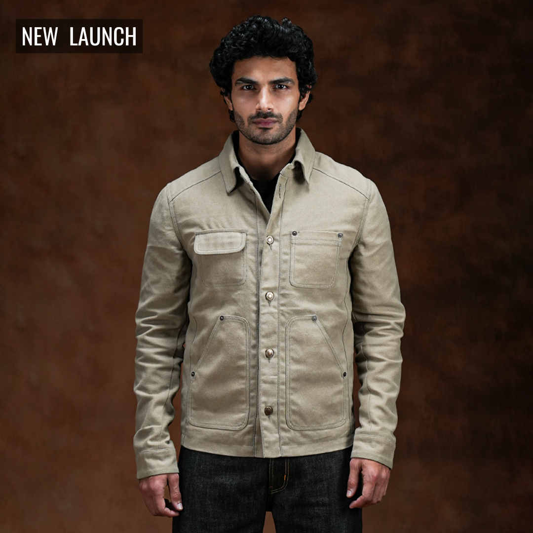 Chore Jacket Sandstorm 12 Oz Oil Waxed Twill