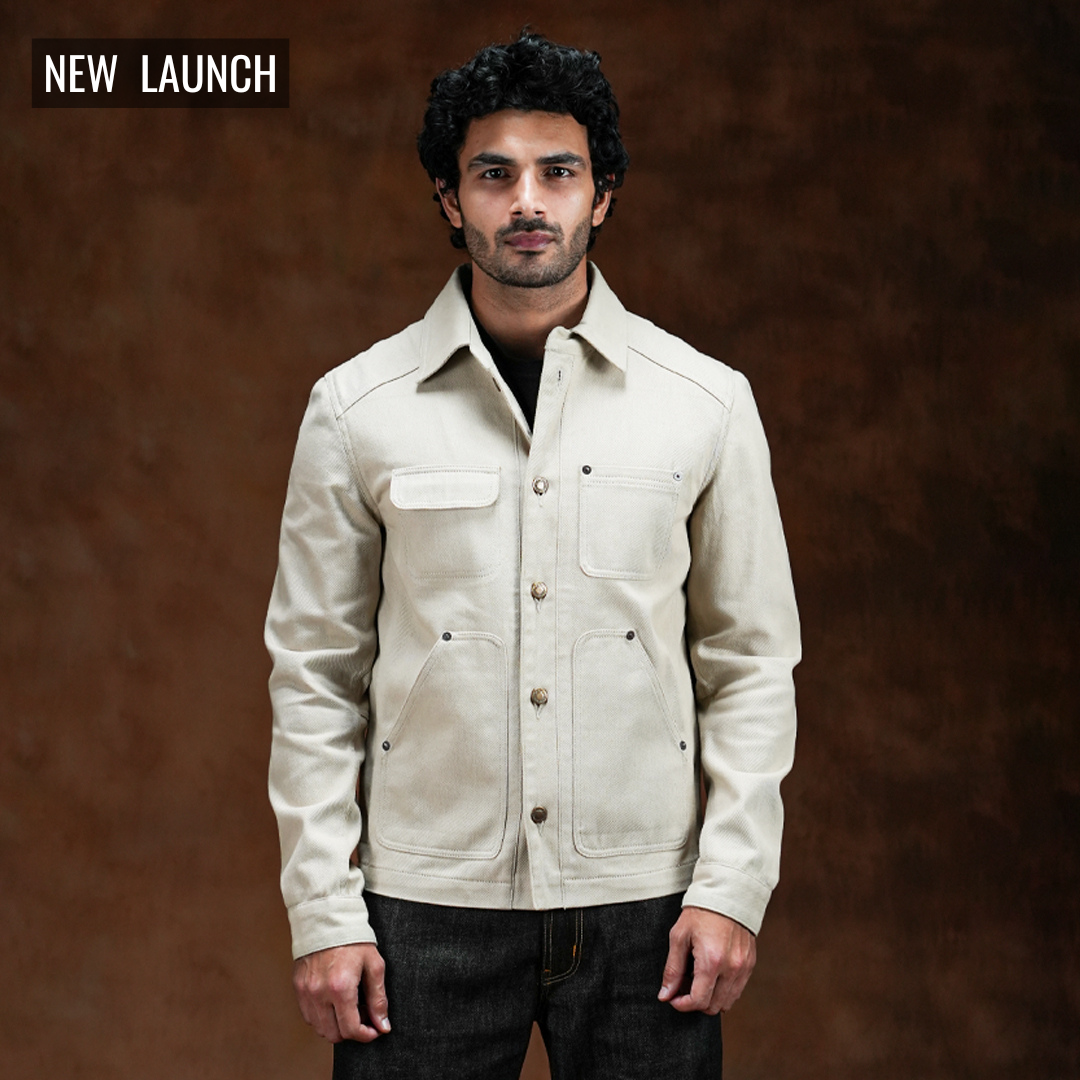 Chore Jacket Arctic Wolf 12 Oz Cotton Twill