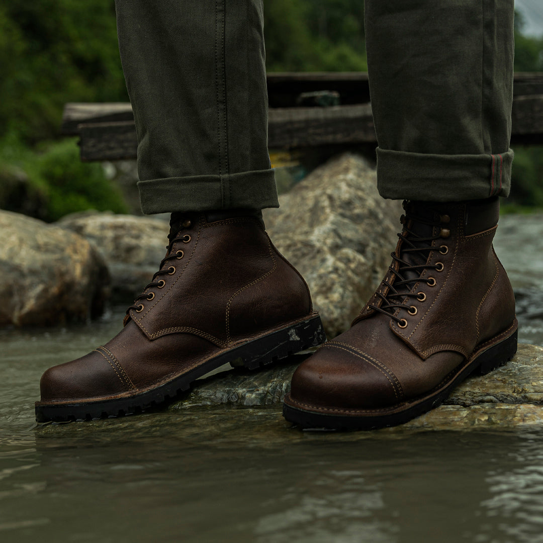 Himalayan Trailmaster Boots 6" (Vintage Brown) Water Repellent