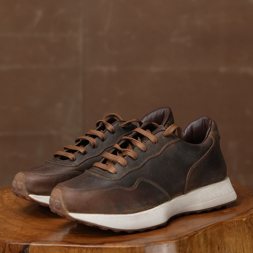 Old Skool Retro Sneakers ( Vintage Brown with EVA ) 526 CRS