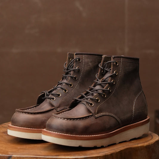Moc Toe Boots ( Vintage Brown ) 455 CRS