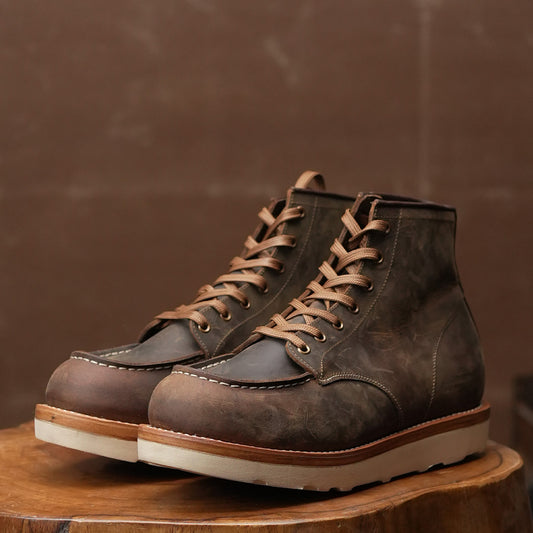 Moc Toe Boots ( Vintage Brown ) 447 CRS
