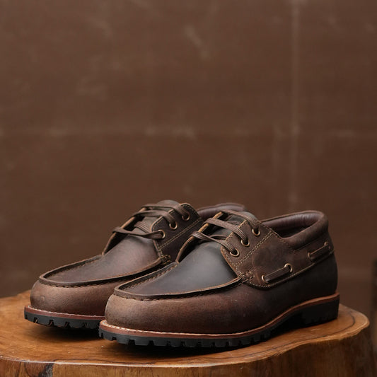 Voyager Boat Shoes ( Vintage Brown ) 492 CRS