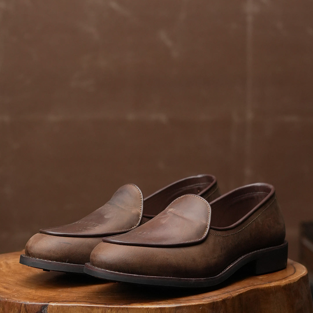 Belgian Loafers ( Vintage Brown ) 454 CRS