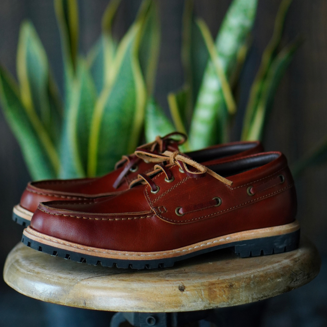 Voyager Boat Shoes (Saddle Tan) Goodyear Welted