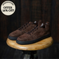 Brooklyn Low Top Sneakers Suede (Espresso Brown)