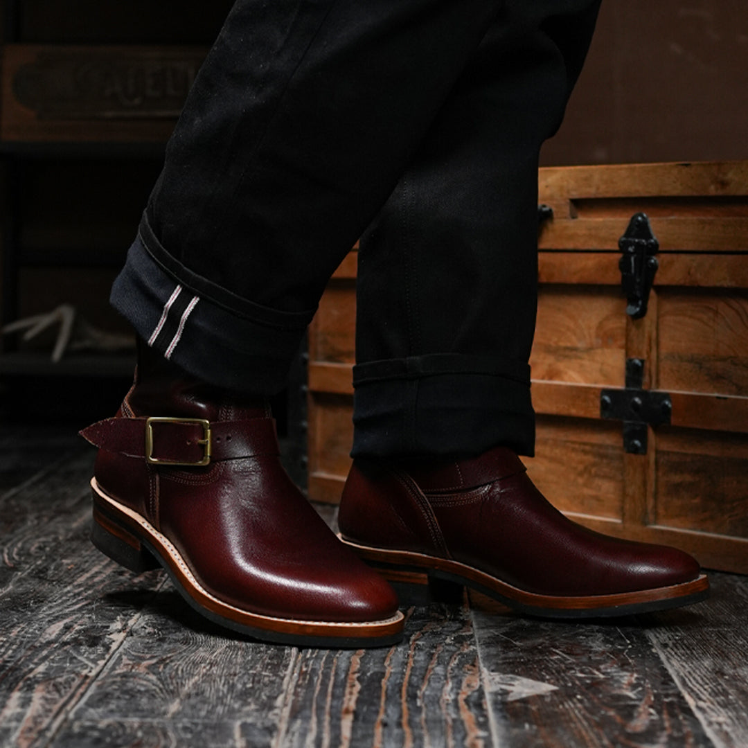 The Foundry Engineer Boots (Saddle Tan) Goodyear Welted