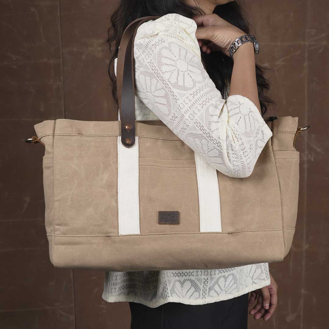 Utility Tote Bag ( Sandstorm )