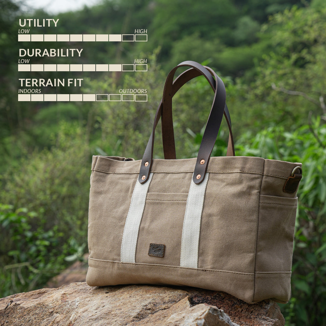 Utility Tote Bag ( Sandstorm )