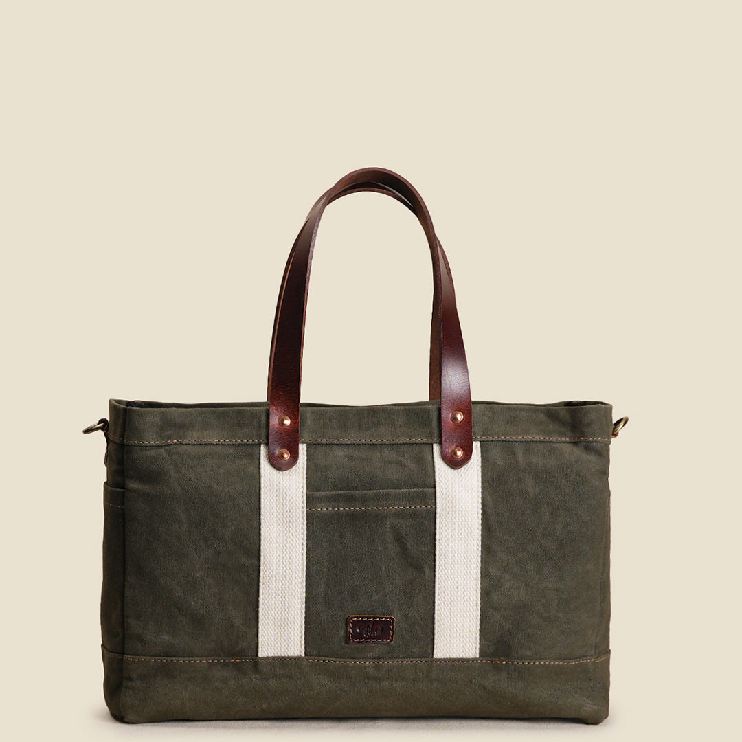 Utility Tote Bag ( Forest Green )