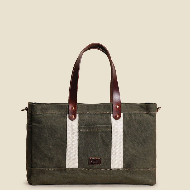 Utility Tote Bag ( Forest Green )