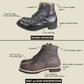 Gurkha Combat Boots 6" (Vintage Brown) Goodyear Welted