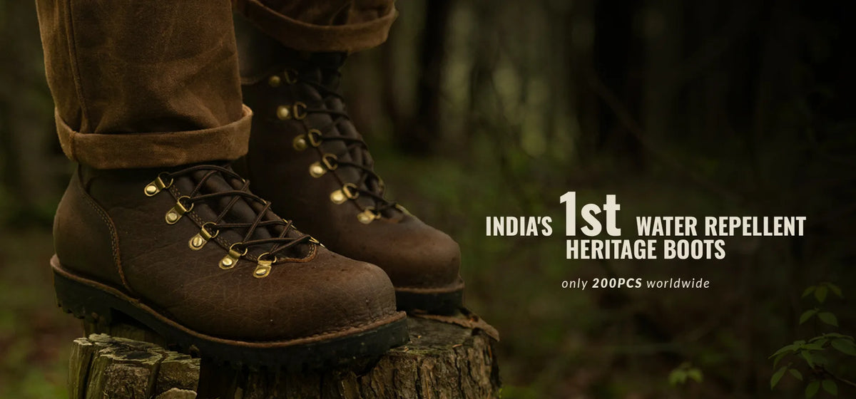 Craft & Glory Water Repellent Heritage Boots - Limited Edition 200 Pairs Worldwide - Desktop Hero Banner